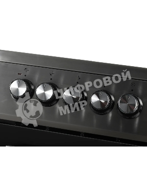 Плита электрическая Beko FSS57100GX серебристый, конфорок 4 шт, духовка 60 л, 50 см x 85 см x 60 см