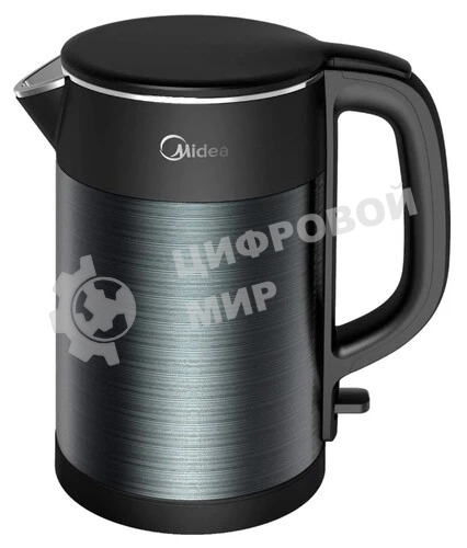 Чайник электрический Midea 1.5л, 2200 Вт, черный