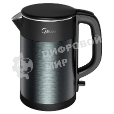Чайник электрический Midea 1.5л, 2200 Вт, черный