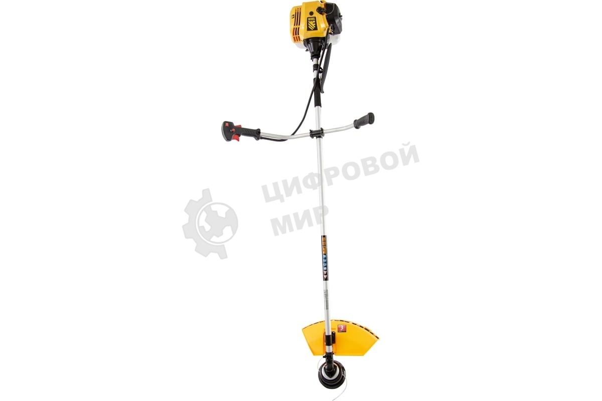 Триммер бензиновый Denzel DT 52 52см 3 3 лс. неразъемная штанга состоит из 2 частей