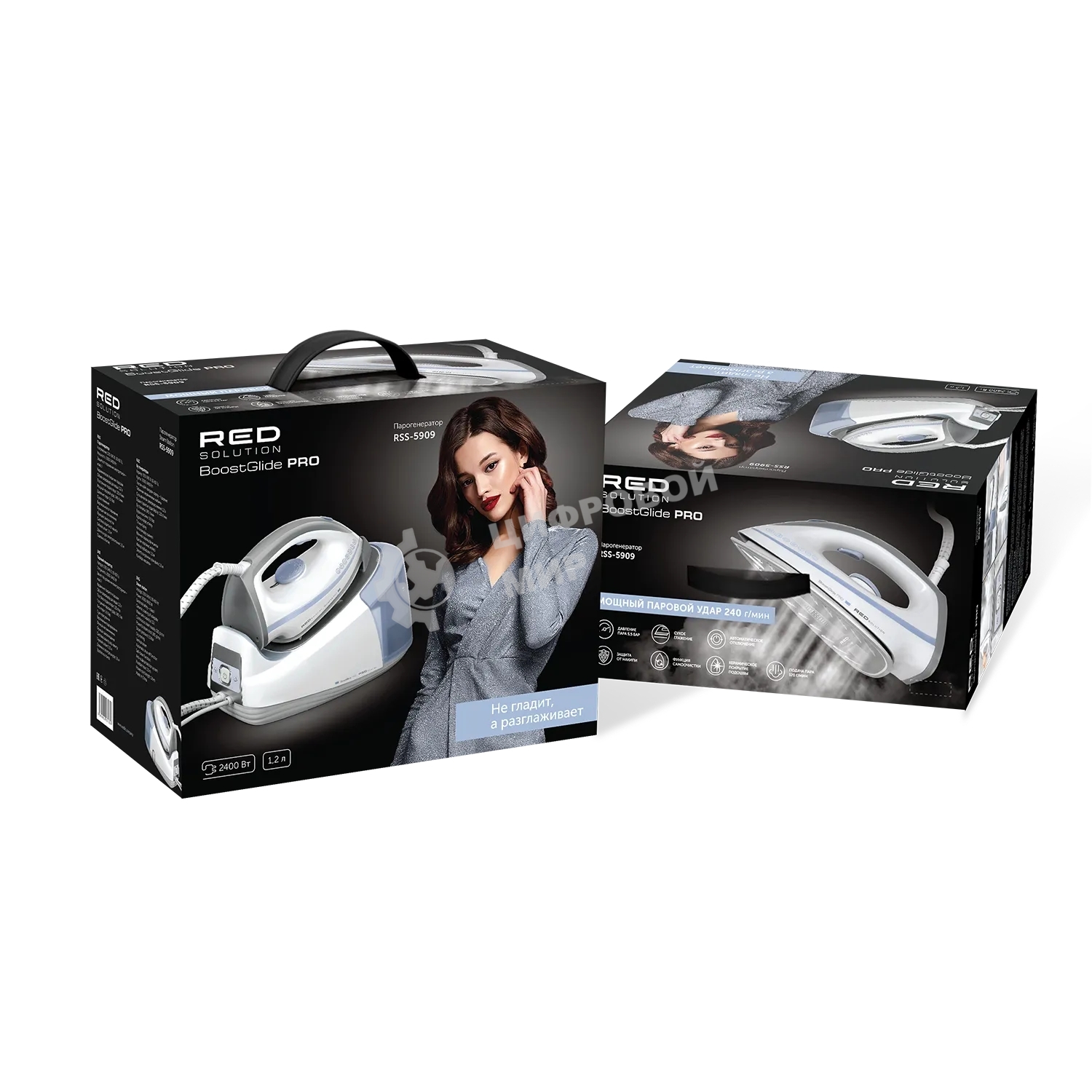 Парогенератор Red Solution RSS-5909 2400Вт белый/голубой