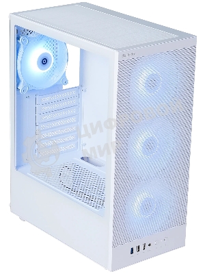Компьютерный корпус Defender RaptorX белый,ATX,4fans,switch&M/BSync