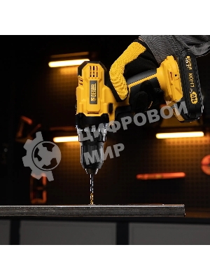 Набор сверл по металлу Denzel 1-10 мм, HSS-Tin, Golden Tip, 19 шт