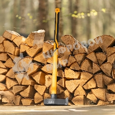 Колун-кувалда Denzel 3000 г, кованая, фибергласовая рукоятка c TPR покрытием, 880 мм