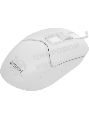 Мышь проводная A4Tech Fstyler FM12S белый, 1200 dpi, USB, кнопки - 3