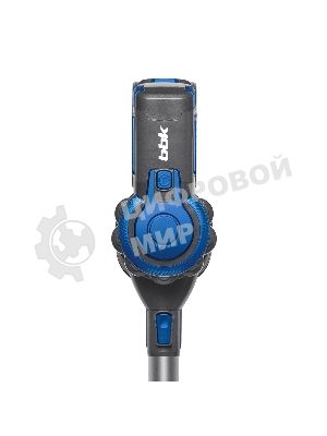 Пылесос вертикальный BBK BV3001 синий/серый, питание от аккумулятора, 150 Вт, уборка сухая, пылесборник 0.8 л, работа от АКБ max 30 мин