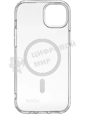 Чехол (клип-кейс) uBear для Apple iPhone 15 Plus Real Mag Case with MagSafe прозрачный (CS254TT67RL-I23M)
