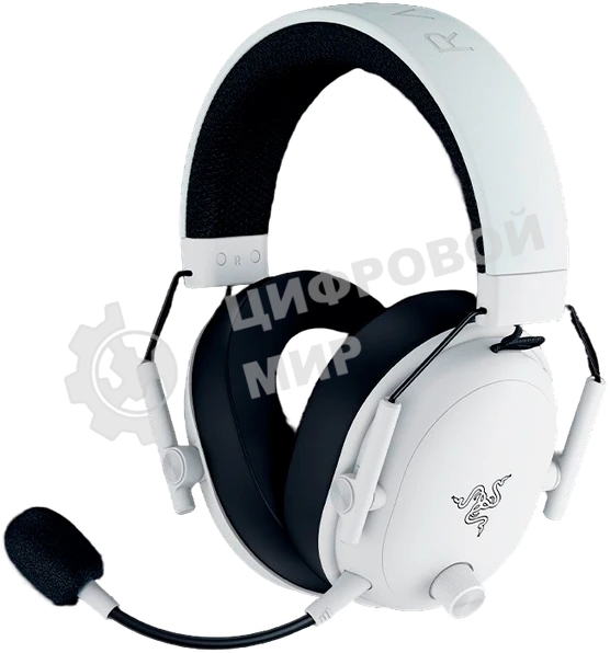 Гарнитура Razer BlackShark V3 белый, беспроводная + проводная, радиоканал, до 70 ч