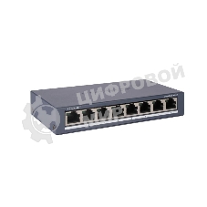 Коммутатор Hikvision DS-3E0508-O(O-STD), 8×1 Гбит/с, неуправляемый