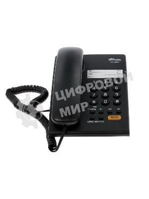 Телефон проводной Ritmix RT-330 черный