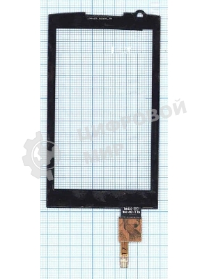 Сенсорное стекло (тачскрин) для Samsung M1 GT-I6410, черное