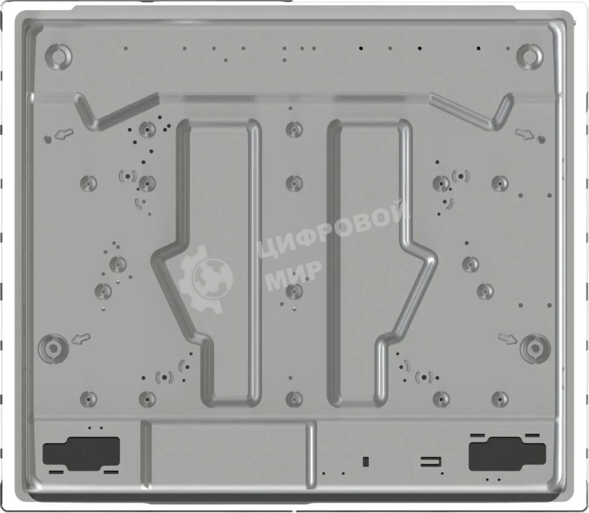 Газовая варочная панель Gorenje GT642AXW, 4 конфорки, закаленное стекло, белый
