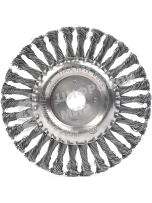 Щетка дисковая Patriot 813010013 d=180мм d(посад.)=22.23мм (угловые шлифмашины) (упак.:1шт)