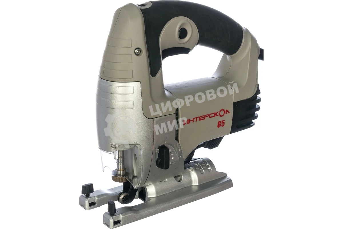 Лобзик электрический ИНТЕРСКОЛ МП-85/600Э, 600Вт, 3000о/м, ход 26мм, литая подош, 2.5кг 156.1.1.00