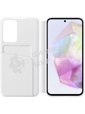 Чехол (флип-кейс) Samsung для Samsung Galaxy A35 Smart View Wallet Case A35 белый (EF-ZA356CWEGRU)
