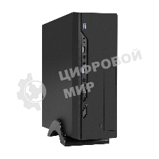 Компьютерный корпус Desktop ExeGate MI-208U2-M400 (mini-ITX/mATX, БП M400 с вент. 8см, 1хUSB+2хUSB 3.0, аудио, черный)