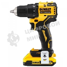 Дрель-шуруповерт DeWalt DCD708D2T-QW, 18В, 2 Ач, 65 Нм, бесщеточный