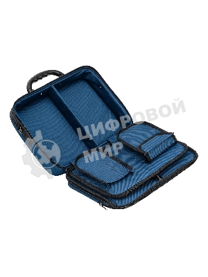 Сумка для инструмента (кейс монтера) Сибртех 365х300х110 мм, 10 карманов, наплечный ремень