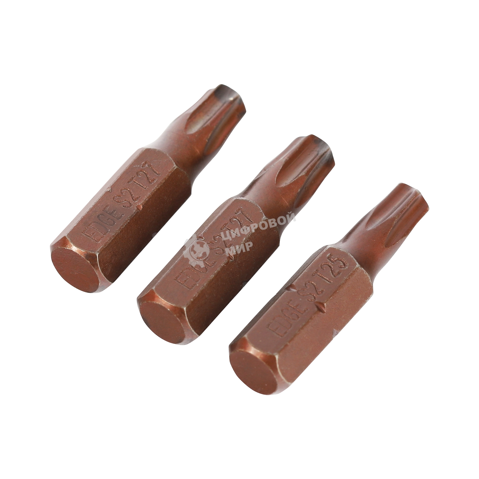 Бита EDGE by PATRIOT T27, сталь S2, длина 25 мм, 2шт в блистере