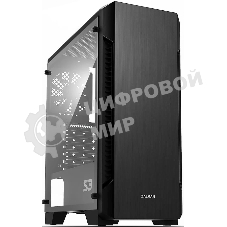 Компьютерный корпус Zalman S3 черный без БП ATX 2x120мм 2xUSB 2.0 1xUSB 3.0 audio bott PSU