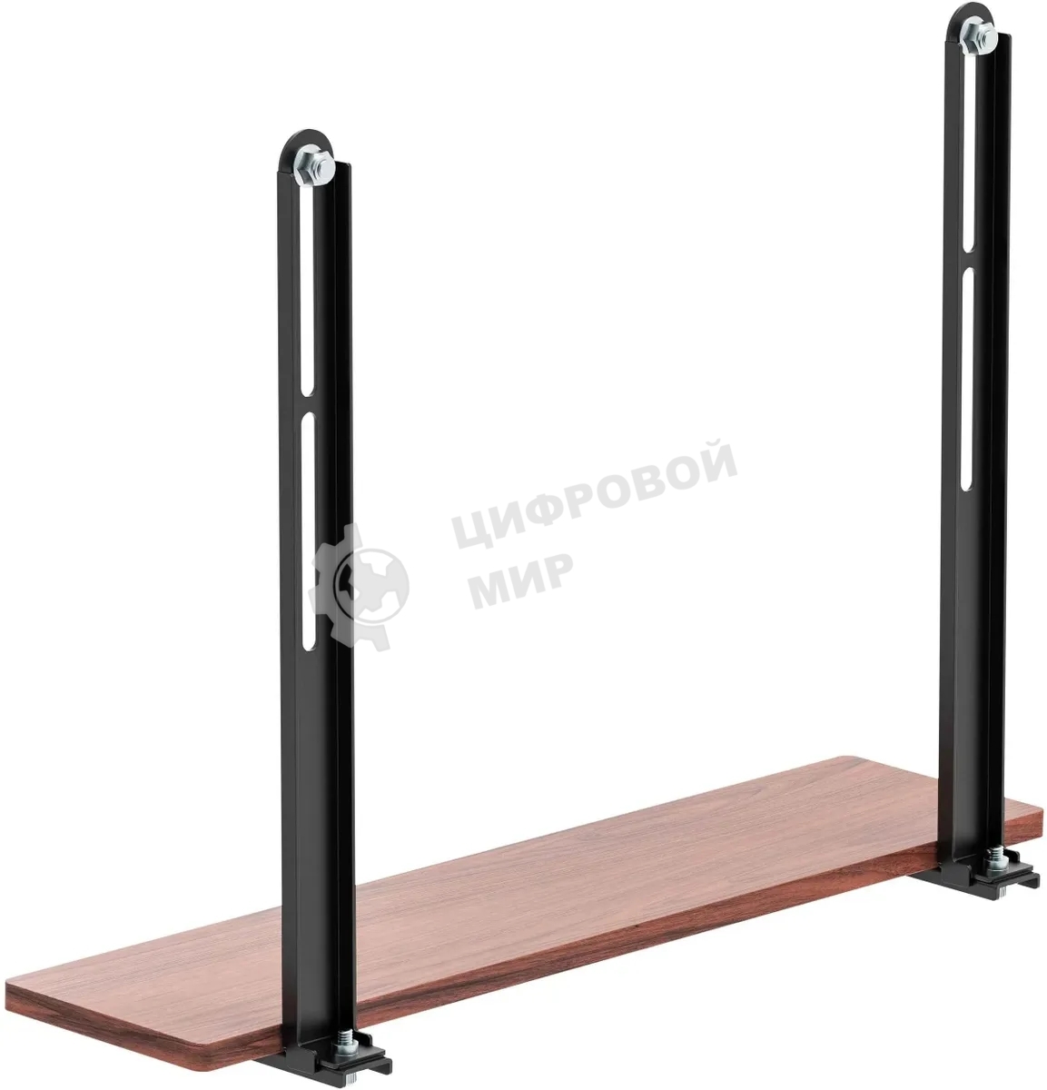 Подставка для аксессуаров Ultramounts UM313B черный/орех макс.10кг настенный