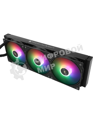 Водяное охлаждение для процессора Water Cooling System Thermalright Frozen Warframe 360 Ultra черный Argb (360мм, черный, ARGb/Fans: 3x120мм, 70.84CFM, 22.1dBA, 2000RPM/Pump height 60мм, 23dBA, 3000RPM, Rad thickness 27mm/S: 1200, 1700, 1851, 2011, 2066, 115X, AM5, AM4)