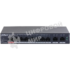Коммутатор Dahua DH-SG4010P, 10×1 Гбит/с, управляемый