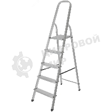 Лестница-стремянка FIT 65343 алюминиевая, 5 ступеней, вес 3,62 кг