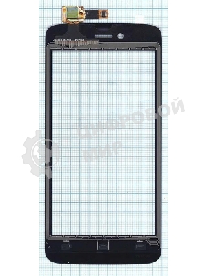 Сенсорное стекло (тачскрин) для Explay Air, черное