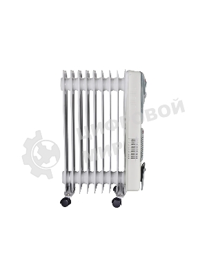 Обогреватель масляный EUROLUX ОМ-EU-9НВ (9 секций) белый, 2400 Вт, 30 м2, термостат 67/3/17