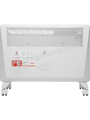 Конвектор Royal Clima Astoria Elettronico REC-AT1500E белый, 1500 Вт, 20 м2, термостат, дисплей
