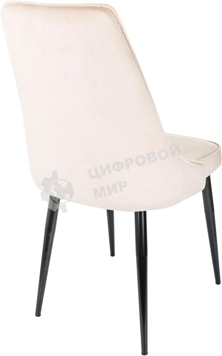 Стул для дома Бюрократ CH-K4 бежевый Holland 06 металл черный на ножках
