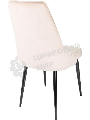 Стул для дома Бюрократ CH-K4 бежевый Holland 06 металл черный на ножках