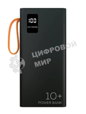 Портативный аккумулятор MORE CHOICE (4620202550538) PB22-10 с кабелем 2USB 2.1A - 10000mA черный
