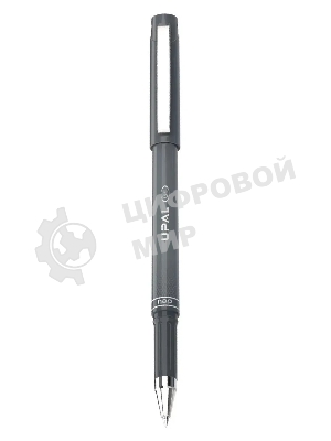 Ручка гелевая Deli Upal EG11-BK темно-серый, d=0.7мм, черные чернила