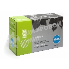 Картридж лазерный Cactus CS-CB400AR черный (7500 стр.) для HP CLJ CP4005