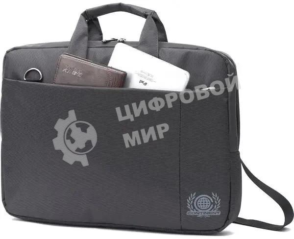 Сумка для ноутбука Continent (15,6) CC-215 GR, серый