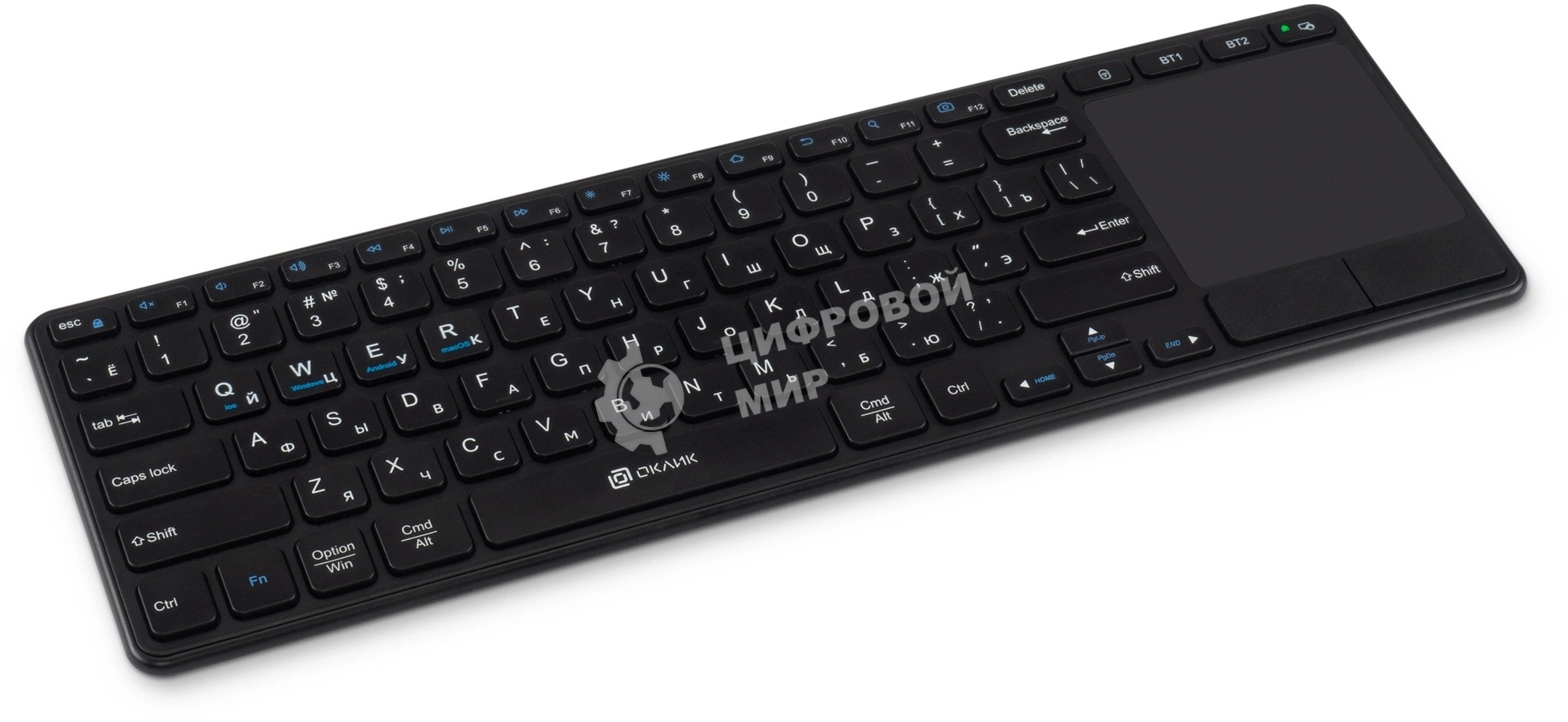 Клавиатура Oklick K614W беспроводная, радиоканал, чёрный
