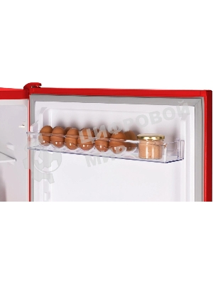 Холодильник Nordfrost NRB 162NF R красный двухкамерный 205/105 л морозилка снизу