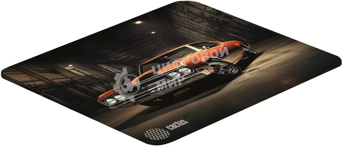 Коврик для мыши Cactus Orange Car 300x250x2мм (CS-MP-P06M)