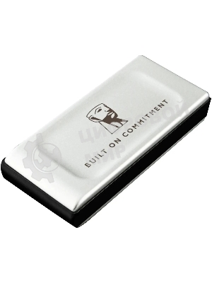 Внешний SSD Kingston XS2000, 2TB, USB 3.2 Gen 2x2 Type-C, R/W 2000/2000, серебристый