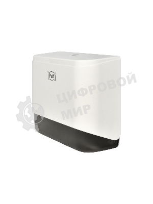 Диспенсер бумажных полотенец Puff-5140 белый, с замком, ABS-пластик