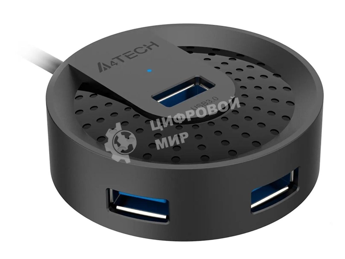 Разветвитель USB 3.0 A4Tech HUB-30 4порт. черный
