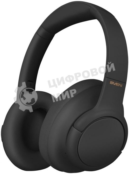 Беспроводные/проводные наушники Sven AP-B800MV черный, полноразмерные, Bluetooth + Jack 3.5 мм, складная конструкция, до 15 ч