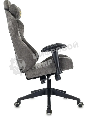 Кресло игровое Zombie 51 серый Light-19 крестов. металл