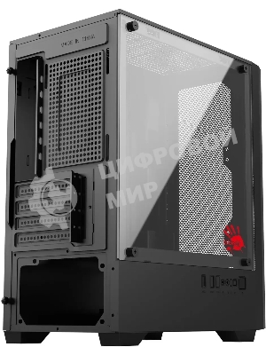 Корпус Bloody CC-124-BK, Mini-Tower, чёрный