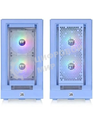 Компьютерный корпус Thermaltake Ceres 350 MX голубой без БП E-ATX 2x140мм 2xUSB 3.0 audio bott PSU