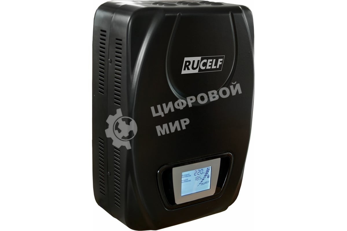 Стабилизатор RUCELF SDW.II-12000-L рабочий диапазон: 110-275В 10000Вт 217-223В