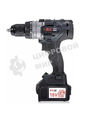 Дрель-шуруповерт Klpro KLDM18BHX-50, 18 В, 5 Ач, 150 Нм,  бесщеточный, ударный