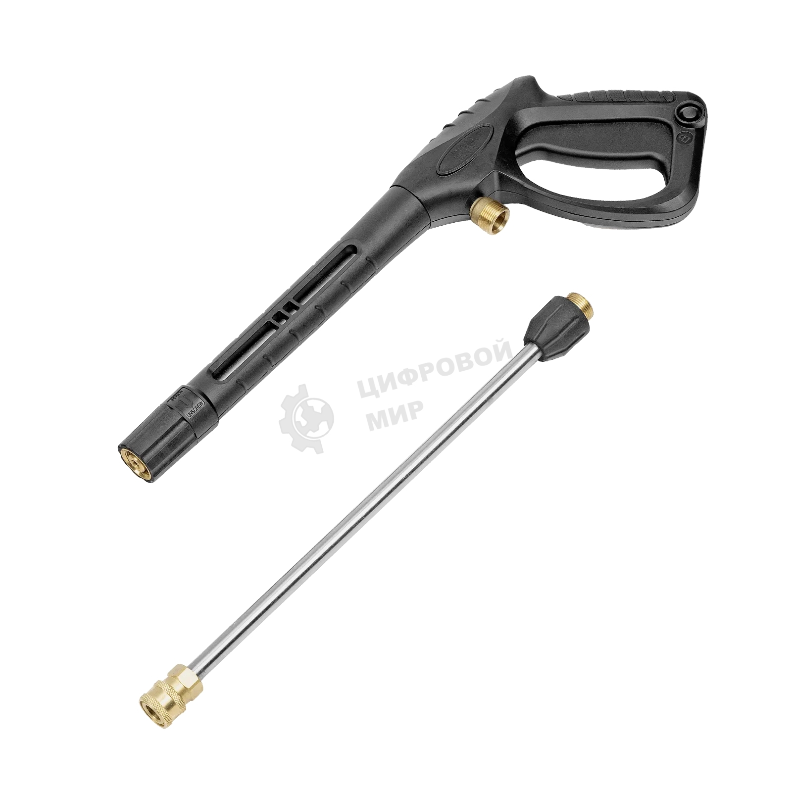 Моечная машина высокого давления Denzel R-230iD, 3300 Вт, 230 бар, 600 л/ч, асинх. двиг., бараб.